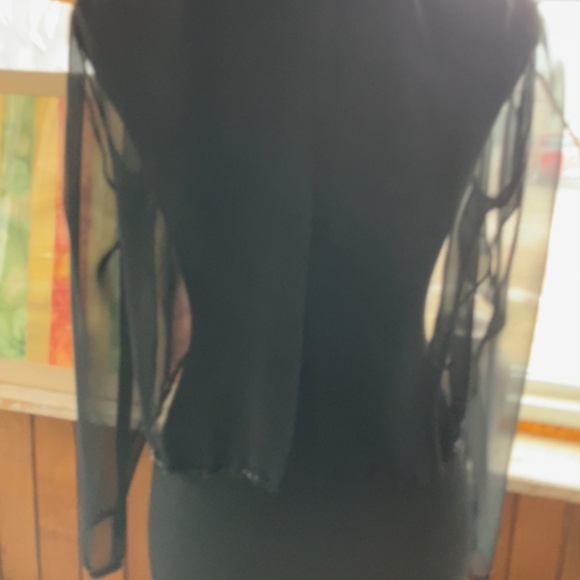 VINTAGE SHEER BEADED OVER JACKET - Picture 7 of 7